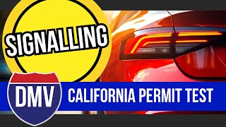 2024 California DMV Permit Practice Test  Signalling Drivers License Permit Test [upl. by Papp743]