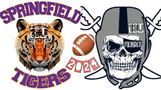 Springfield Tigers 13U 🏈 Meriden Raiders 13U Fullgame Highlights 2024 Road to Nationals For WHO 🤔 [upl. by Rosaline]