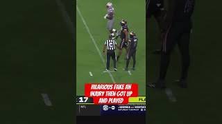 Hilarious Fake Injury Prank on the Field  Football Funny Moments shortsvideos [upl. by Lorain]