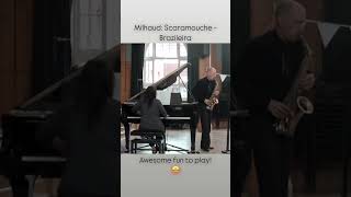 That tricky corner from Brazileira 3rd movement from ‘Scaramouche’ composed by Darius Milhaud 😜 [upl. by Ettari380]