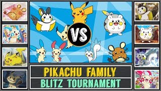 Pikachu Family Tournament Pokémon SunMoon  Blitz Torunament 4 [upl. by Eisen]