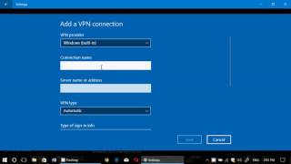 Windows 10 Built in VPN Settings what it is all about [upl. by Anitra]