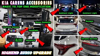 Kia Carens Basic to Top End Modification  Car Audio  Accessories  Car Sense Alandur [upl. by Friedman194]