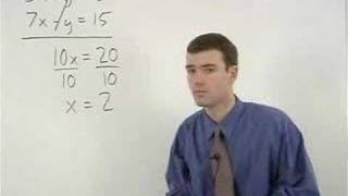 Solving Systems of Equations  MathHelpcom  Algebra Help [upl. by Ahtekal]