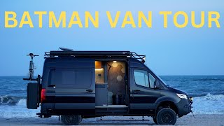 VAN TOUR  Sprinter Camper Van 15000WH Battery Walkable Solar amp More [upl. by Lorna673]