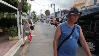 Walking the Stalis Beach Road  Crete August 2023 [upl. by Niknar576]