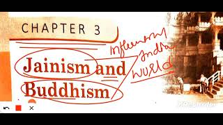 ICSE class 9 history chapter 3 Jainism and Buddhism [upl. by Esinyl22]