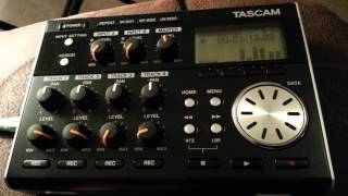 Tascam dp 004 test [upl. by Reinal817]