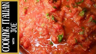 Worlds Best Tomato Pasta Sauce  Cooking Italian with Joe [upl. by Wakerly]