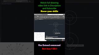 Use of Extend command in AutoCAD [upl. by Richart160]