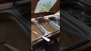 Pure Vegetarian Buffet 😍 shortsvideo indianfood [upl. by Airam]