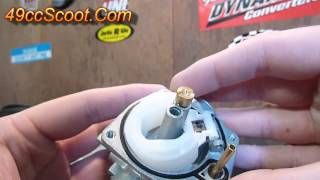 TwoStroke Scooter  ATV Carburetor Settings And Adjustments 4of4  Jetting amp Float Height [upl. by Drol530]