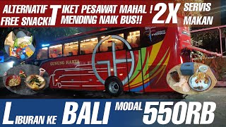 TIKET PESAWAT MAHAL MENDING NAIK BUS Gunung Harta Bandung  Denpasar BALI Part 1 [upl. by Enajyram266]