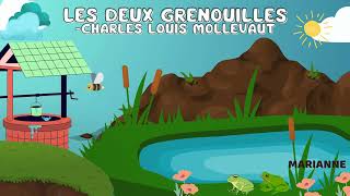 Fable Les deux grenouillesCharles Louis Mollevaut [upl. by Analra]