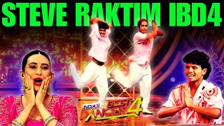 🔥Steve and Raktim Fire on Stage IBD 4🔥 Steve Raktim Mahotsav Special New Performance IBD 4 [upl. by Rivy]