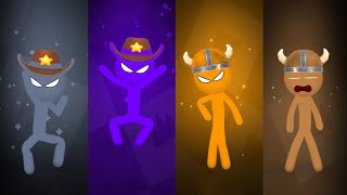 Stickman party minigames funny gameplay 2024 ios android [upl. by Rehm]