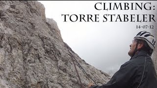 Climbing sulla torre Stabeler [upl. by Goody]