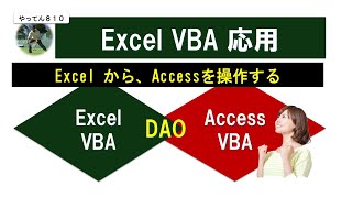 Excel VBA 応用 Access 連携 vba Excel Acces [upl. by Ailefo]