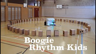 47 Kids 47 Cajons amp Boogie Woogie with Nico Brina amp Dominik Liechti  lovely cajon session [upl. by Ylagam]