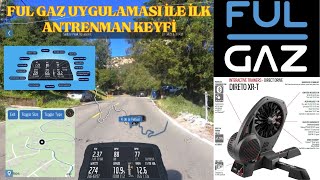 Elite Direto XRT Home Trainer FUL GAZ Uygulaması İle ilk Deneyim  Part2 [upl. by Rratsal305]