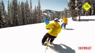 Snowbike  riding all the snow in VAIL CO [upl. by Darryn]