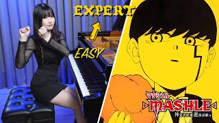 『BlingBangBangBorn』EASY to EXPERT PIANO COVER 🟡MASHLE MAGIC AND MUSCLES OP2🟡 Rus Piano BBBBダンス [upl. by Terryl]