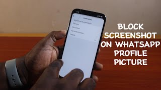 How to Block Screenshot on WhatsApp Profile Picture [upl. by Scotty]