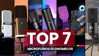 LOS 7 MEJORES MICROFONOS ECONOMICOS 2024🔝  Youtube Twitch Tik Tok Podcast [upl. by Atena247]