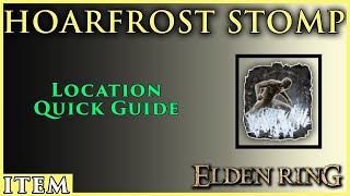 ELDEN RING All Cold  Frost Ashes of War Locations Chilling Mist Hoarfrost Stomp amp Ice Spear [upl. by Ahsetel]