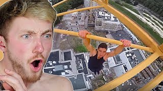 Reacting to Craziest Parkour amp FreeRunning Flips My next Sport [upl. by Niret]