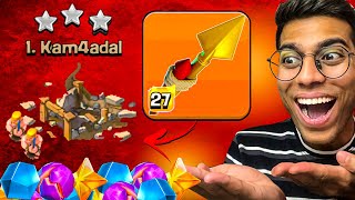 MAXING my ROCKET SPEAR for clan war Clash of Clans [upl. by Hirst]