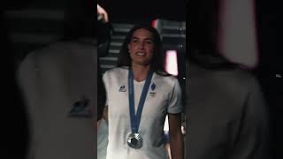 Angèle Hug revient sur sa médaille dargent 🥈 à Paris 2024 [upl. by Tennek]