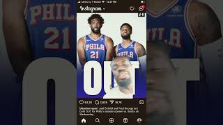 Joel Embiid out Again [upl. by Azenav]