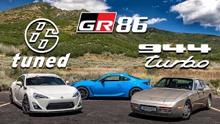 GR86 vs Tuned GT86 amp Porsche 944 Turbo  Where do you want to put your money  Everyday Driver [upl. by Hedveh]