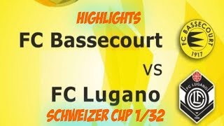 Fc Bassecourt vs Fc Lugano 120817 [upl. by Aridnere]