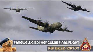 LIVE FAREWELL C130J HERCULES RAF BRIZE NORTON • 56 YEARS SERVICE  PART1 140623 [upl. by Miguelita377]