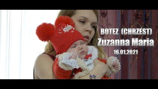 Botez Chrzest Zuzanna Maria Bordeianu  Rovinari  Romania  16 Ianuarie 2021 [upl. by Labotsirhc683]