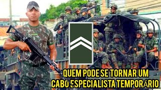 Quem pode se tornar um Cabo Especialista Temporario com o Novo Edital 202324 da 1ªRM do Exército 🇧🇷 [upl. by Sidonnie116]