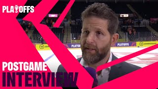 Postgame Interviews Sheffield Steelers vs Eisbären Berlin [upl. by Herwin]