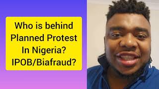 Breaking News IPOBBiafraud Who is behind Planned Protest In Nigeria [upl. by Cence]