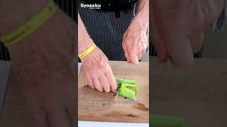 Chef Kevin Ashton shows how simple it can be to sanitize his Japanese Kitchen Knife chefsknife [upl. by Tana]