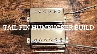 One Minute Pickup Build Good Land Pickups Tail Fin Humbuckers [upl. by Mcgean]