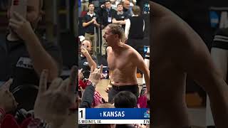 Eric Musselman gets WILD after Arkansas win 😳 [upl. by Ymmor394]