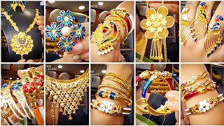 🔥🔥 চোখ ধাঁধানো Beautiful Gold Plated Jewellery and Costume Jewellery From Nilis Jewellery 🔥🔥 [upl. by Abixah]