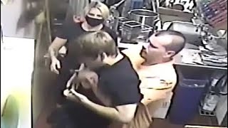 Man Jumps Into Action To Save Boy Choking In Restaurant [upl. by Jestude852]