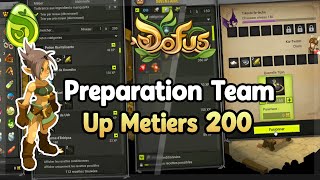 DOFUS  ON FINI DUP LES METIERS 200 DE LA TEAM  ALCHIMISTE amp CHASSEUR  6000 PODS LV1 [upl. by Ainotal]