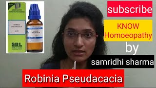 Robinia Pseudacacia Homeopathic medicine uses and symptoms Explained by Samridhi Sharma [upl. by Cooper174]