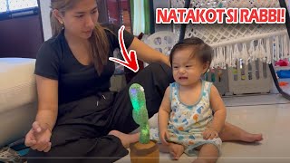 NAKAKATUWANG REACTION NI RABBI SA KANYANG CACTUS TOY  Jacq Tapia [upl. by Amorette]