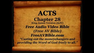 44 Acts Complete 128 King James Version KJV Free AV Bible Read Along Bible Narration 2 [upl. by Lehsar420]