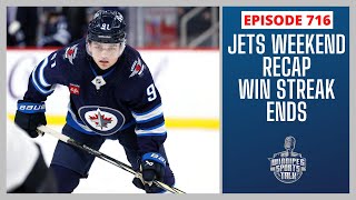 Winnipeg Jets weekend recap lose to Flyers practice today win streak snapped [upl. by Lienet]